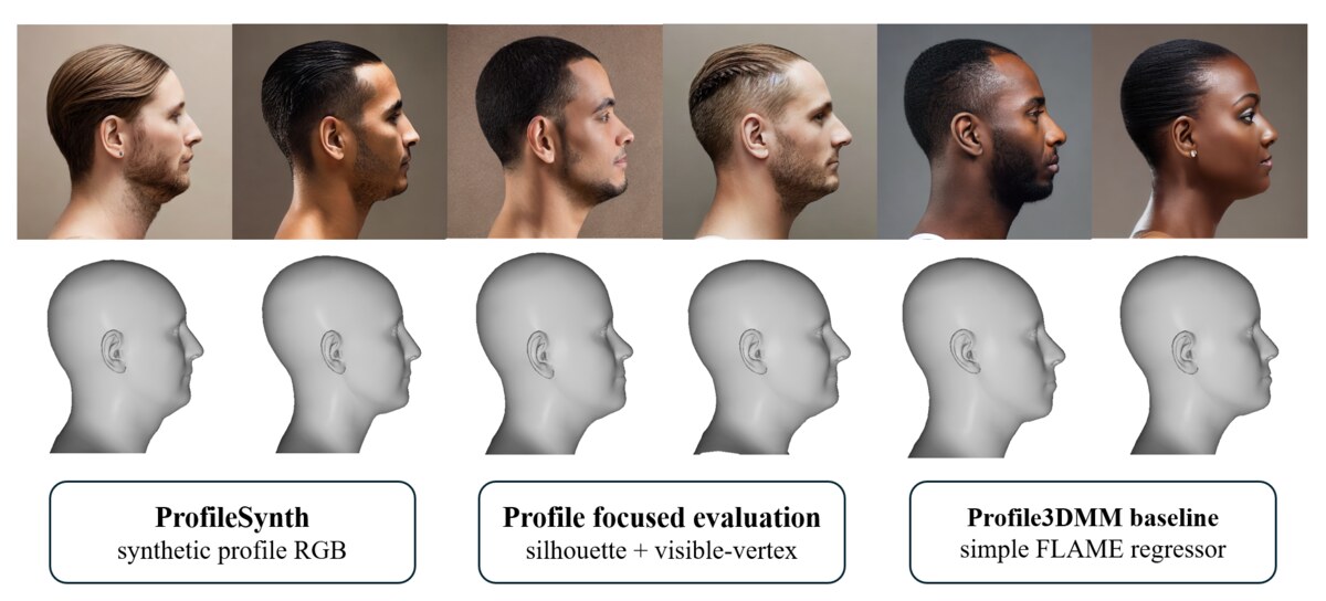 Profile-Specific 3DMM Regression from a Single Lateral Face Image