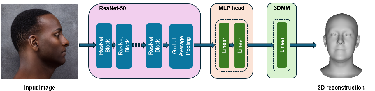 Profile3DMM regression pipeline.